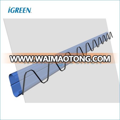 Galvanized steel lock profile for plastic film greenhouse