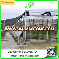 Modern agricultural equipments glass commercial greenhouses