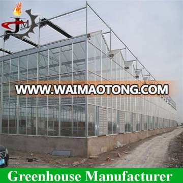 High Quality Glass Greenhouses Galvanized Steel Frame supplier